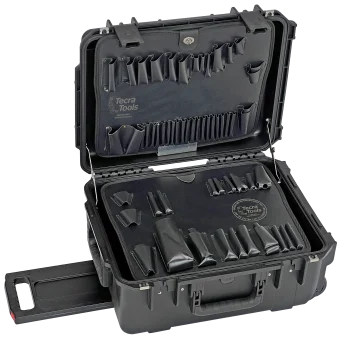 8" PWLB Wheeled Lifetime Warranty Black Tool Case