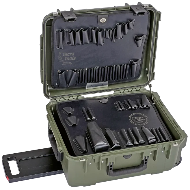 8" PWLD Lifetime Warranty Wheeled Olive Drab Tool Case