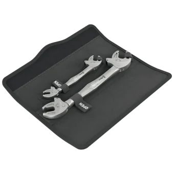 Wera Joker Self Adjusting Double End Spanner Wrench Set in nylon pouch
