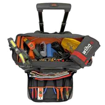 AI / Data Center Complete Maintenance Tool Kit in a Klein 19" Rolling Tool Bag featuring lifetime warranty hand tools from Wera, Wiha, Klein, Knipex, Paladin, Channellock and more