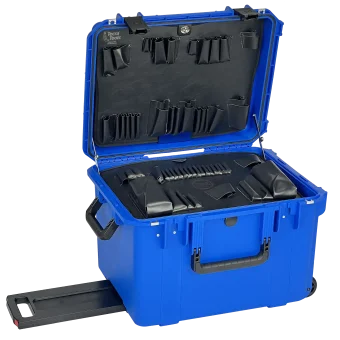 PWXB 14″ Lifetime Warranty Wheeled Blue Tool Case