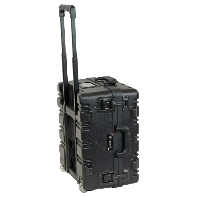 9 Inch Super-Sized Wheeled Black Tool Case with TSA Lock - Tecratools