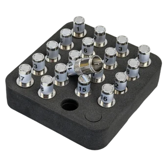Coax Remote Identifiers to Identify up to 19 coax cable drops at one time with these numbered (1 thru 19) F-connector remotes