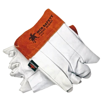 Cable Lacing Fingerless Leather Gloves