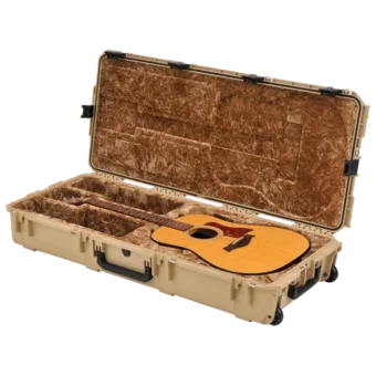 SKB iSeries 4217-18-T Acoustic Guitar Wheeled Tan Case