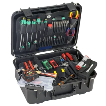 Ultra Pro Field Service Tool Kit in 7 Inch Lifetime Warranty Hard-Sided Tool Case featuring premium USA and European tool brands Wera, Wiha, Knipex, Klein, Channellock, Jonard, Bondhus and more