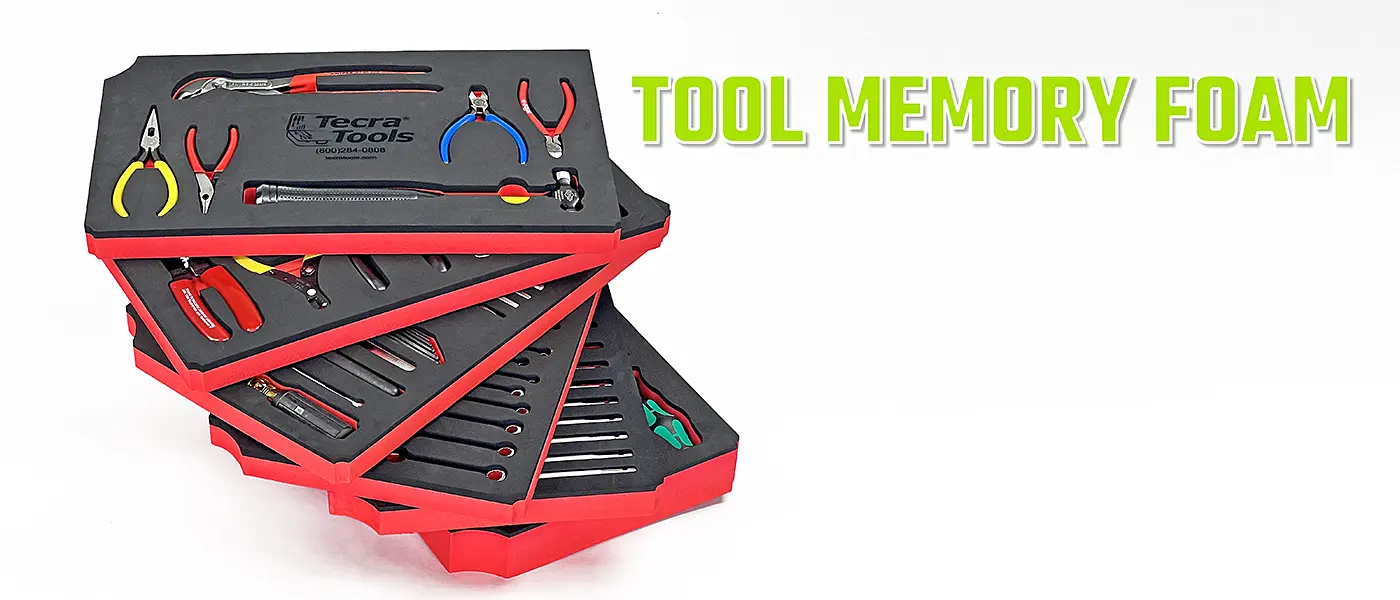 Tecra Tools designed CUSTOM FOAM for Tool Control, Inventory and Protection (FOD)