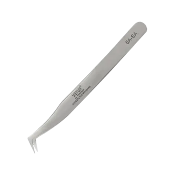 Vetus Angled Sharp Point Tip 6 Stainless Tweezer