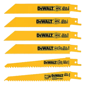 DeWalt Reciprocating Saw Blade Set