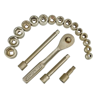 Ampco 3/8 Inch 20 Piece Metric Non-Ferrous Socket Set