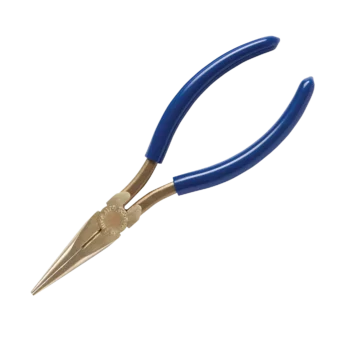 Ampco Non-Sparking 7 Inch Long Nose Pliers with Cutter
