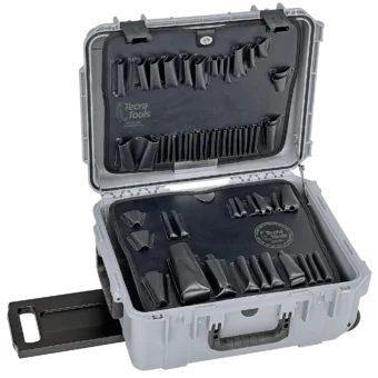 PWLG 8 Inch Lifetime Warranty Wheeled Gray Tool Case