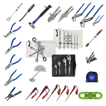 Tools At Height Drop Prevention Tool Kit featuring with Lifetime Warranty hand tools from top USA and European brands like Wera, Klein, Wiha, Williams, Bahco, Ergodyne more
