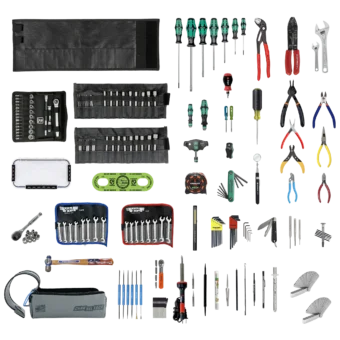Inch/Metric Field Service (Tools Only) Tool Kit featuring Lifetime Warranty tools from premiere USA and European brands like Klein, Wiha, Wera, Bondhus, Weller and more