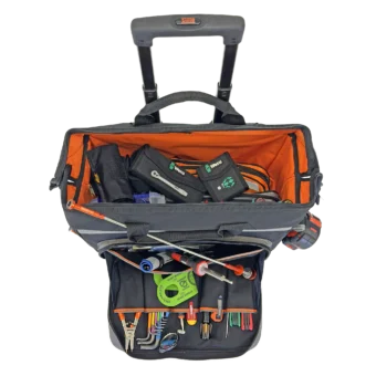 Pro Metric Field Service Tool Kit in a Klein 19" Tradesman Pro Rolling Tool Bag featuring Lifetime Warranty premiere USA and European tool brands Klein, Wiha, Wera, Bondhus, Weller and more