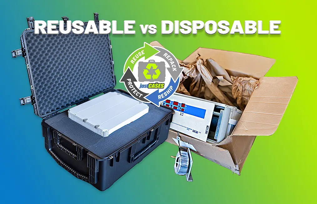 Reusable vs Disposable Shipping Cases - REUSE• REPACK• RESHIP• PROTECT